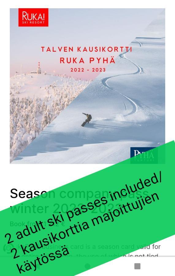 Ruka Kieraevae With Ski Tickets Kuusamo Extérieur photo